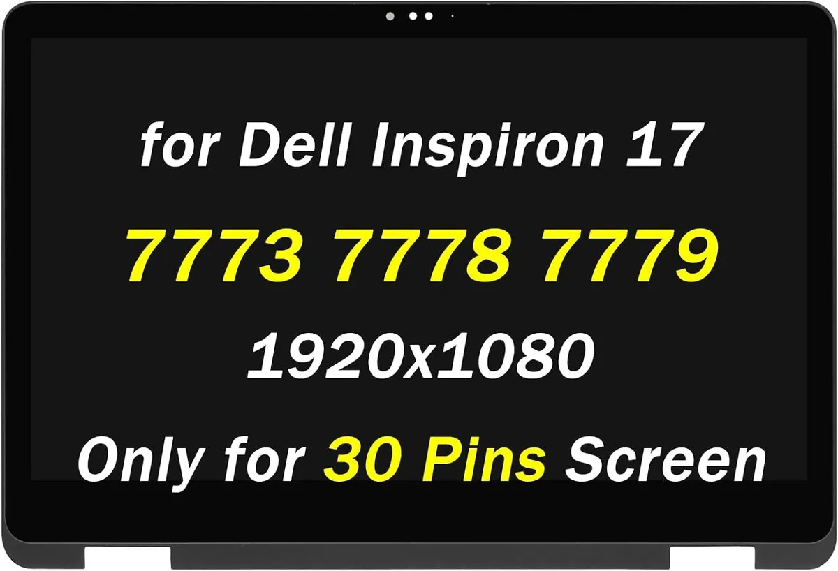 NUOLAISUN NUOLAISUN 17.3" 1920x1080 60Hz 30-pin touch laptop screen for Dell Inspiron 17 7773 7778 7779 — product photo