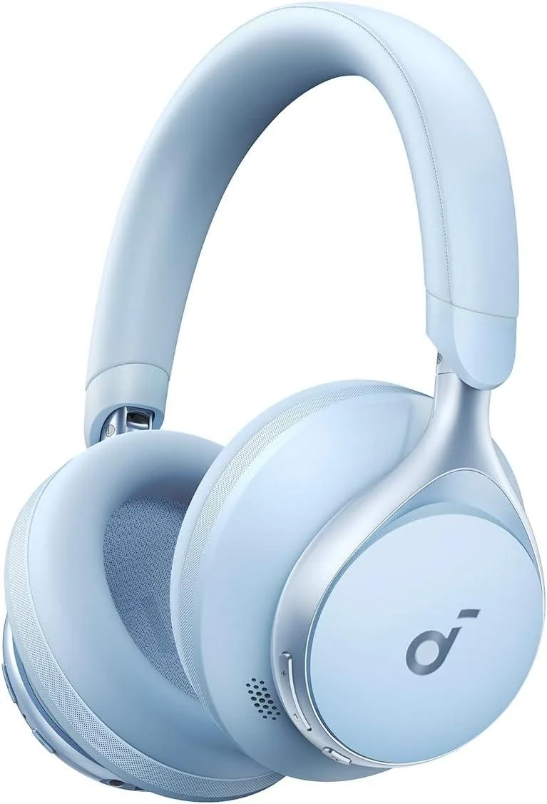 Anker Anker Space One Noise Cancelling Headphones Blue 40h ANC 98% reduction Bluetooth 5.3 — product photo