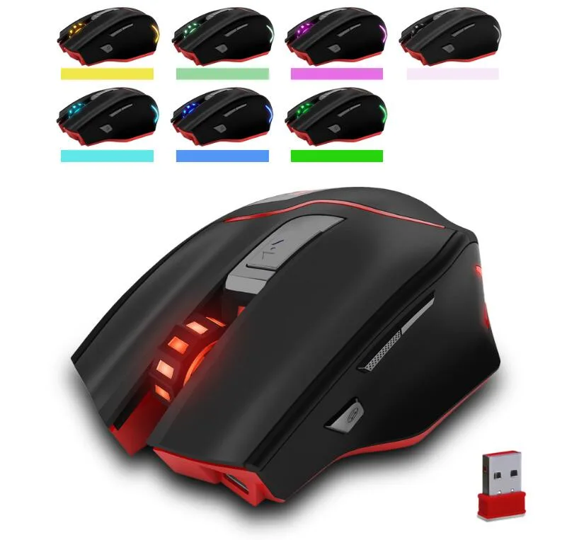 LUOM LUOM F-18 dual-mode gaming mouse 3200 DPI 7 buttons — product photo