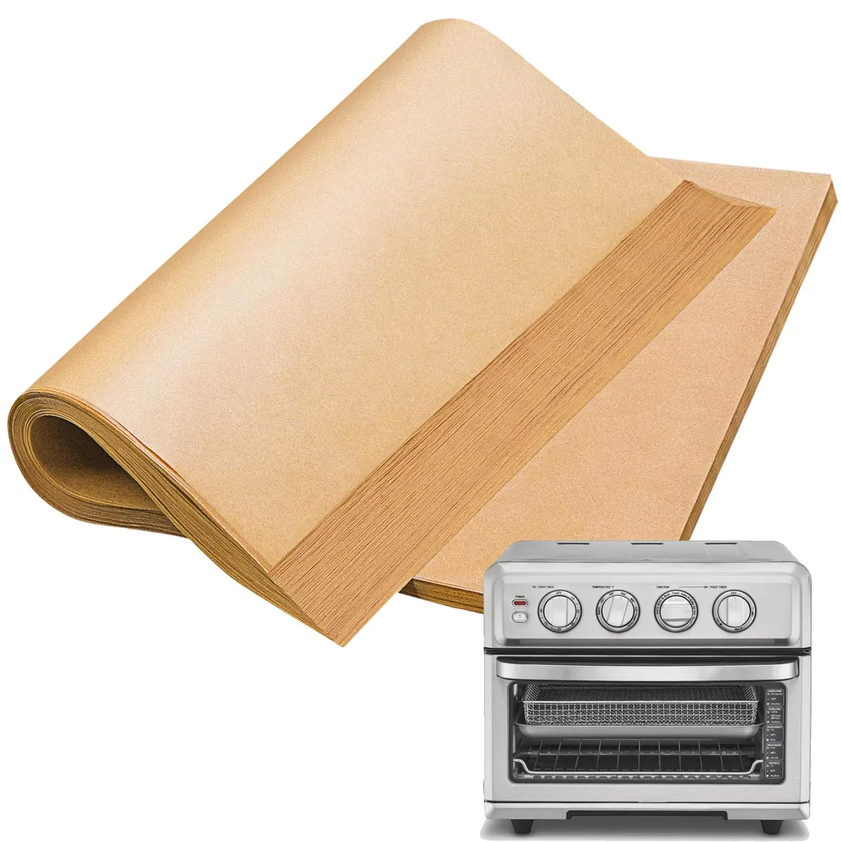 Square copper parchment sheets, 100 count, 12 inch size
