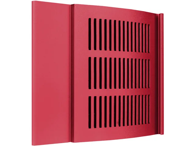 Red aluminium 4U front bezel for D-400 server chassis