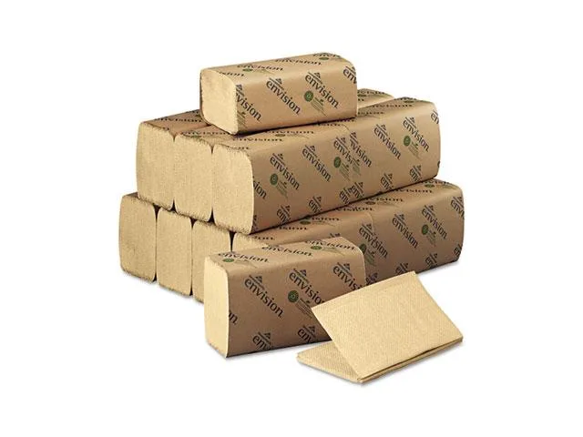 Georgia Pacific Georgia Pacific 23504 Envision Single-Fold Paper Towel Brown 250/Pack 16/Carton — product photo