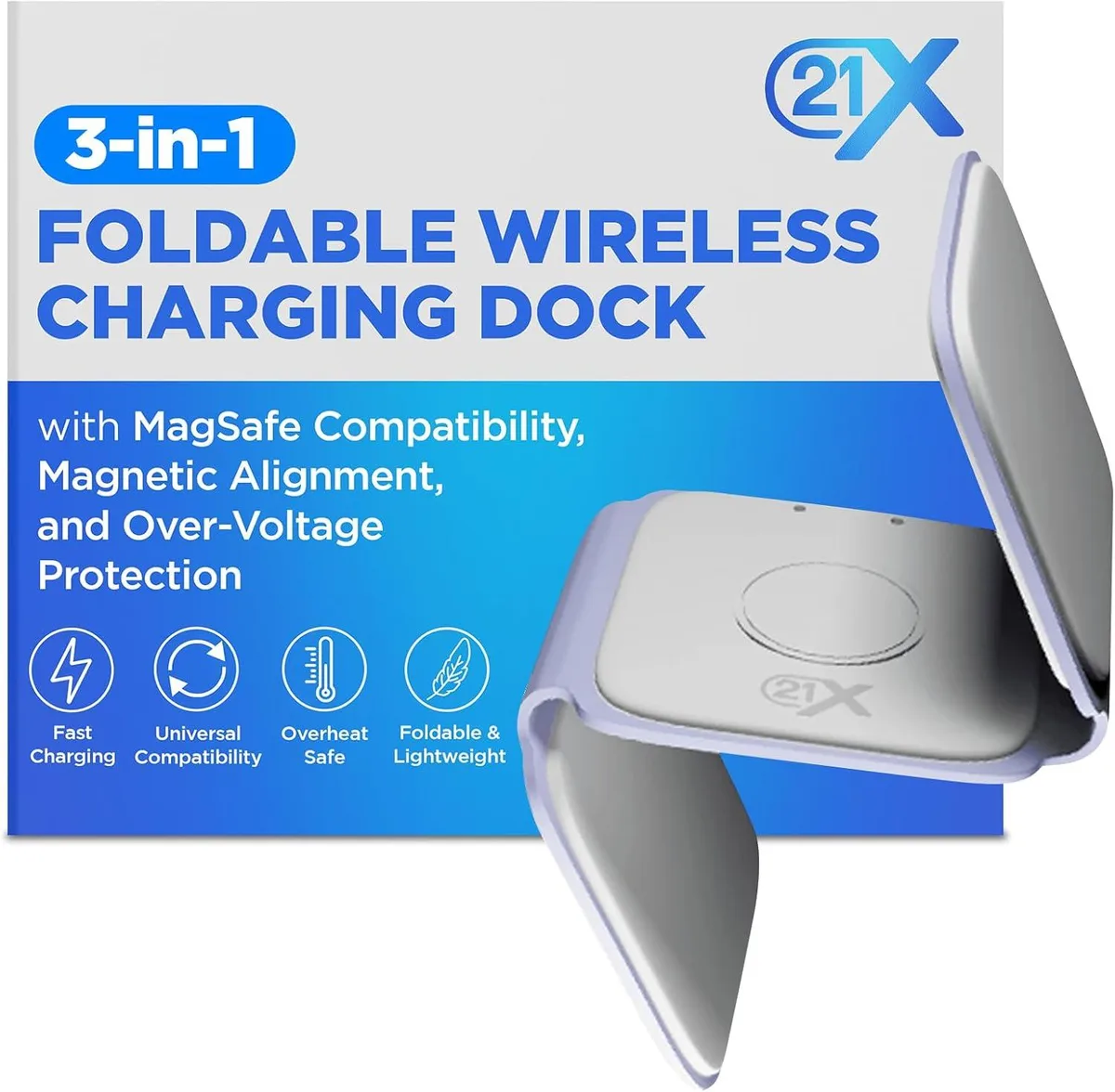 FLEANE FLEANE 3-in-1 Foldable Magnetic Wireless Charger 1216 29 — product photo