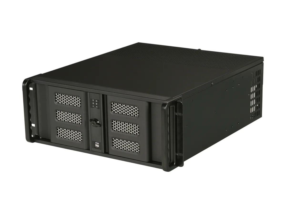 iStarUSA Inc. iStarUSA Inc. D400-6SE-B6SA-PBK 4U rackmount server chassis — product photo