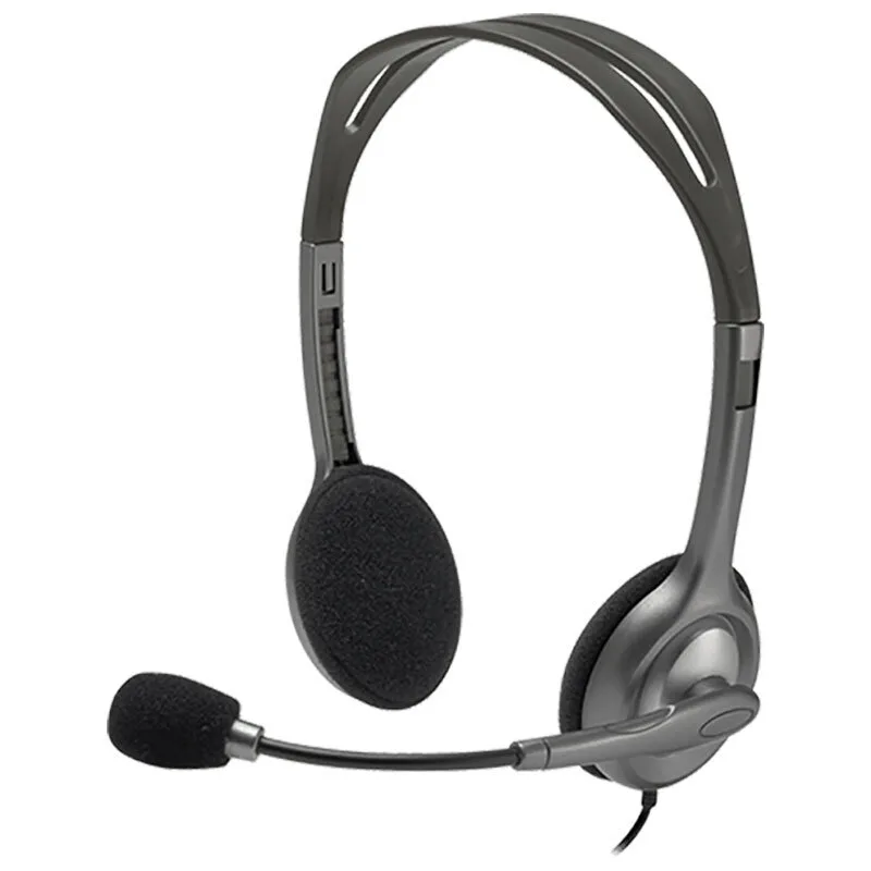 Logitech Logitech H111 Stereo Headset Grey 3.5mm — product photo