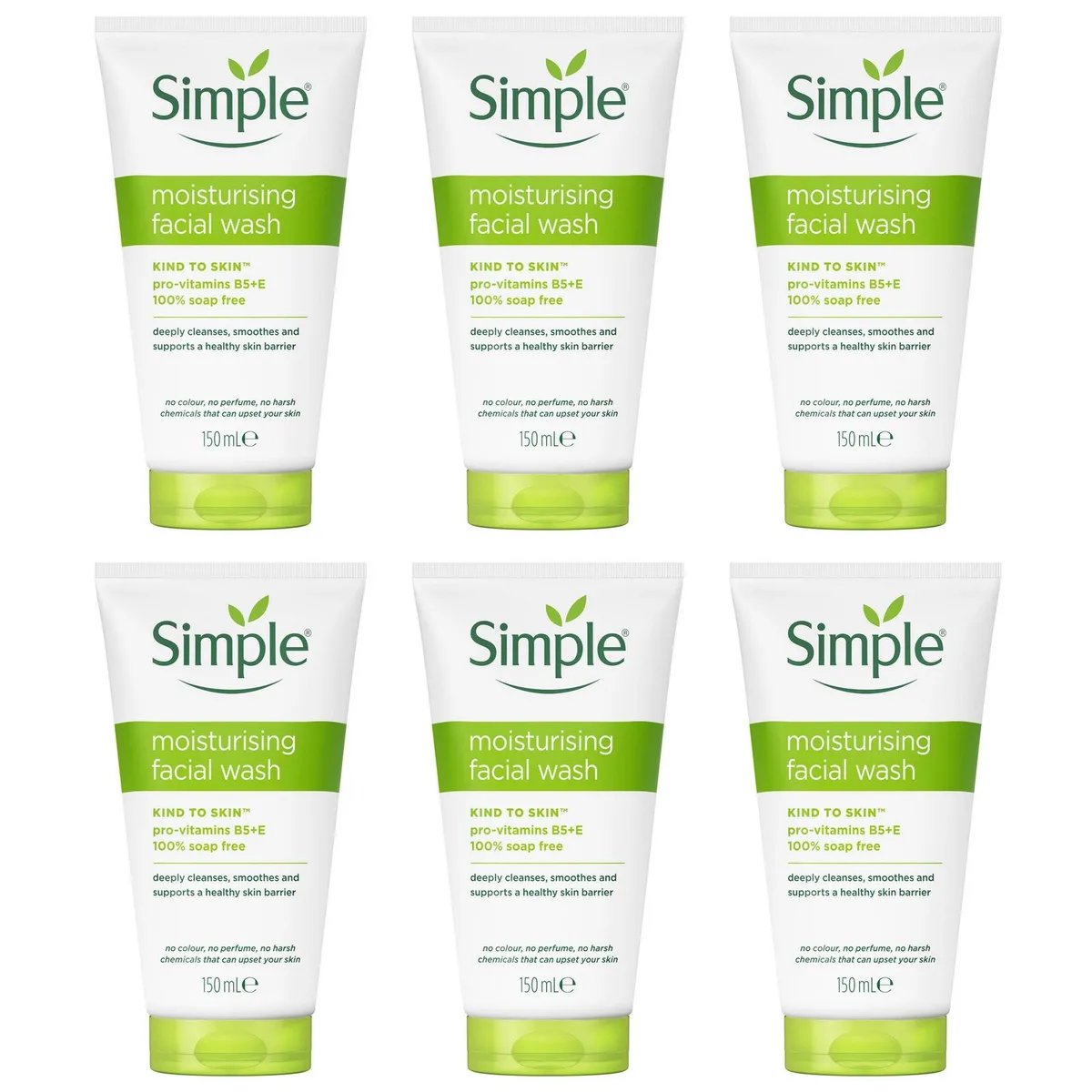 Real Simple Real Simple Foaming Facial Wash 6-Pack skin care — product photo