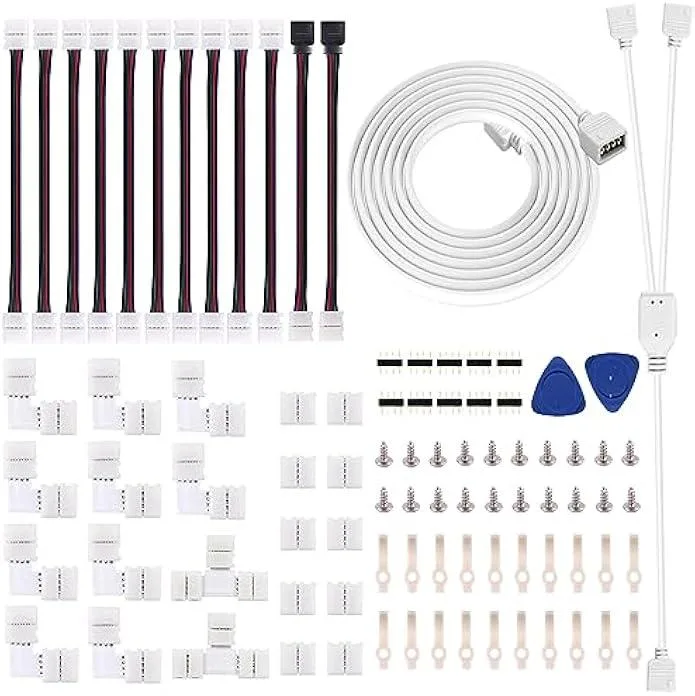 TAURKENAM TAURKENAM 5050 4Pin LED Strip Connector Kit power adapter — product photo