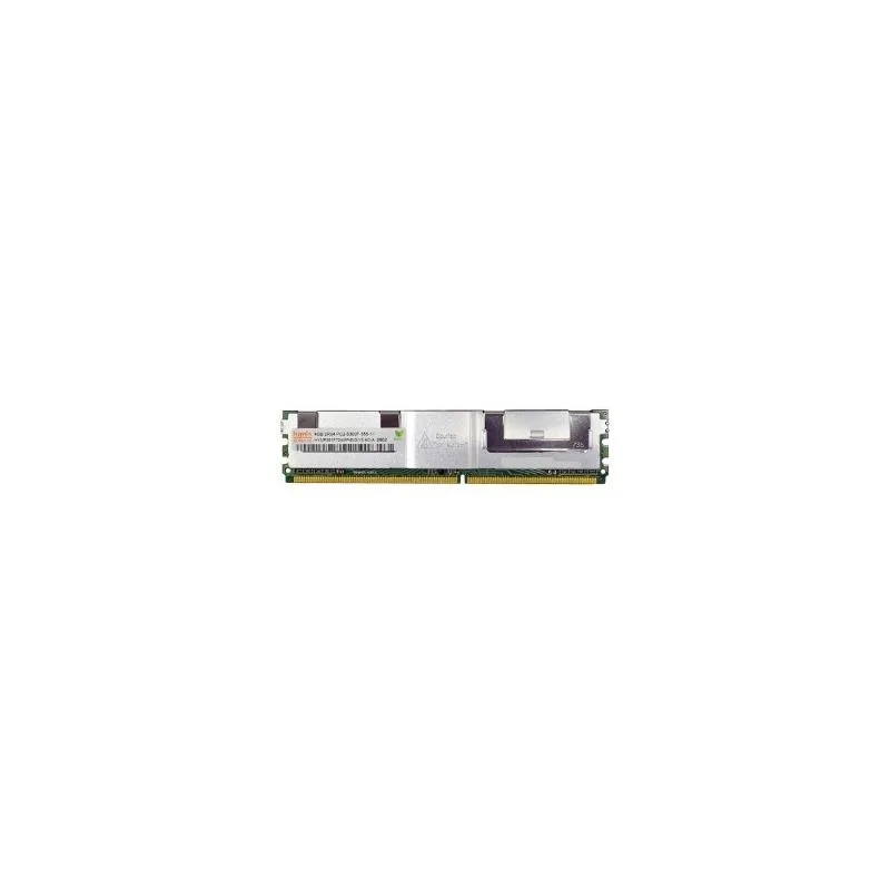 Green circuit board with black memory chips and gold edge connector