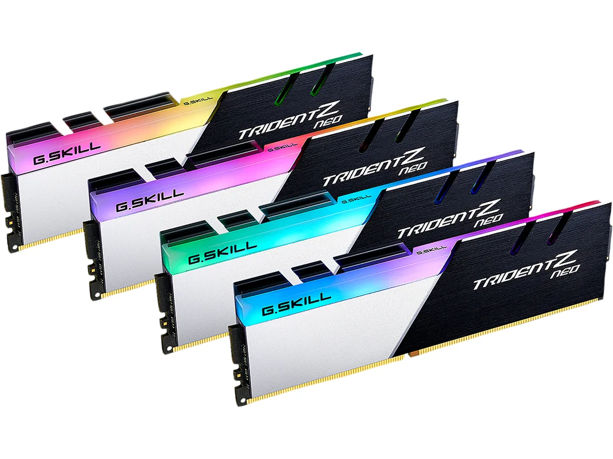 G.SKILL G.SKILL F4-3600C18Q-128GTZN Trident Z Neo 128GB (4 x 32GB) DDR4 3600 CL18 desktop RAM — product photo