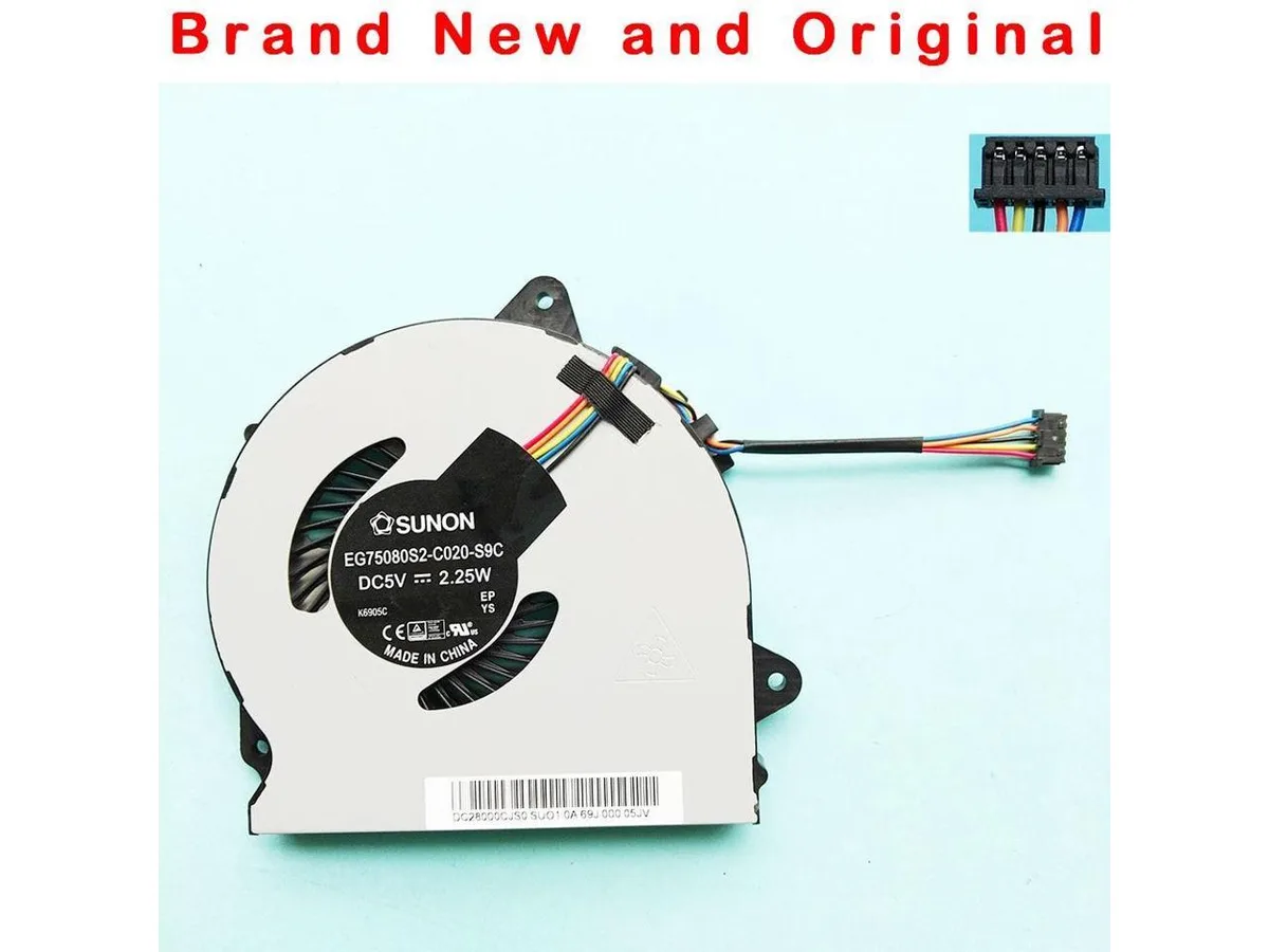 Fans Fans Laptop CPU Cooling Fan for Lenovo G51-35 EG75080S2-C020-S9C DC5V 2.25W — product photo