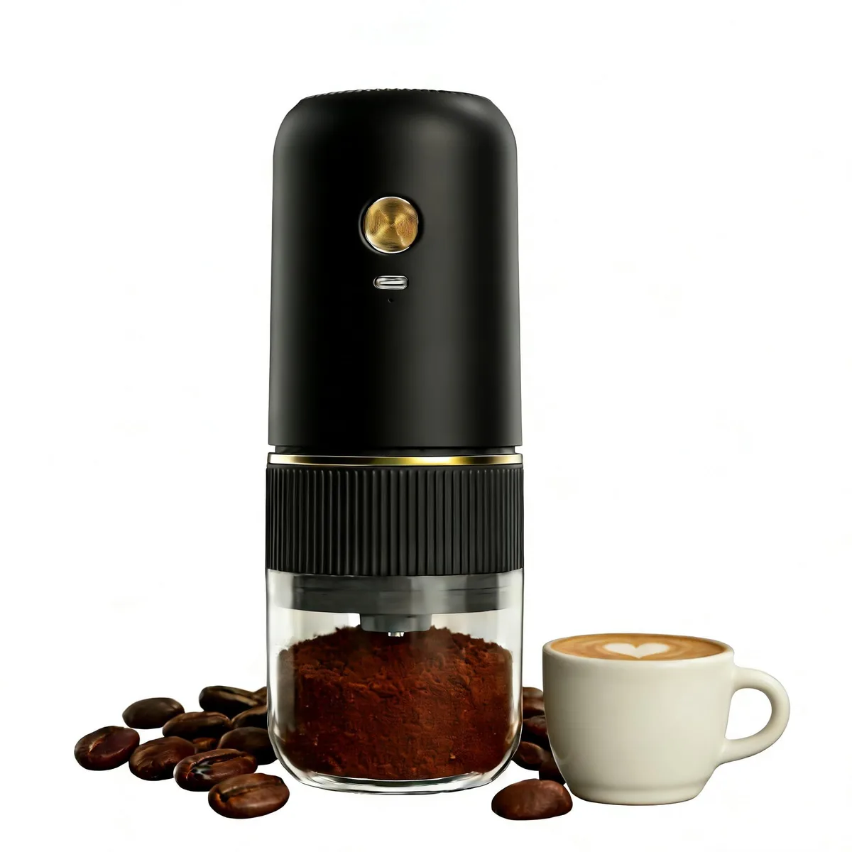 ibowin Y100 coffee grinder 100 cm³ 3.7 Wh 1.8 × 1.8 × 5.1 in — product photo