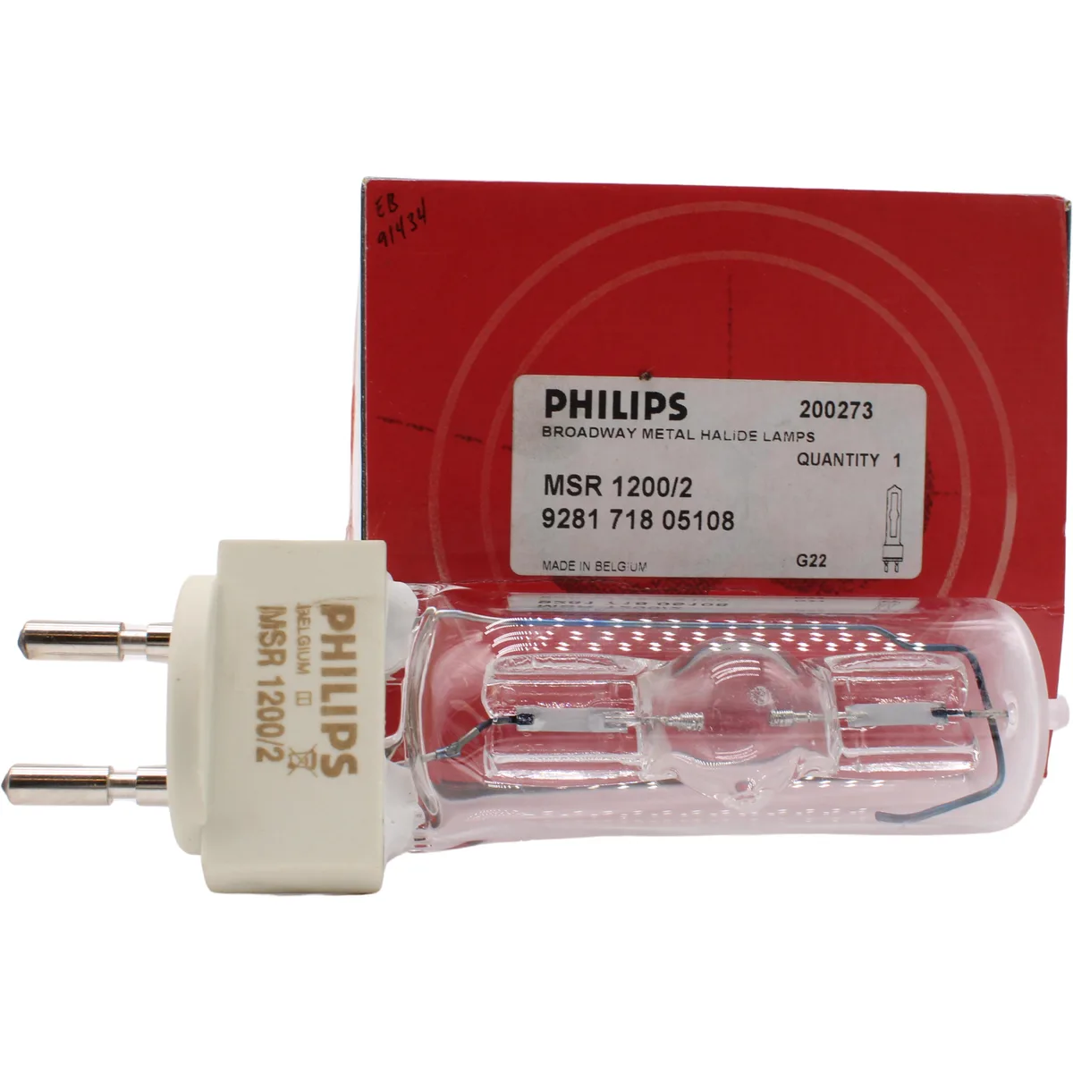 Philips Philips MSR 1200/2 911336 1200 W dlp replacement lamp — product photo