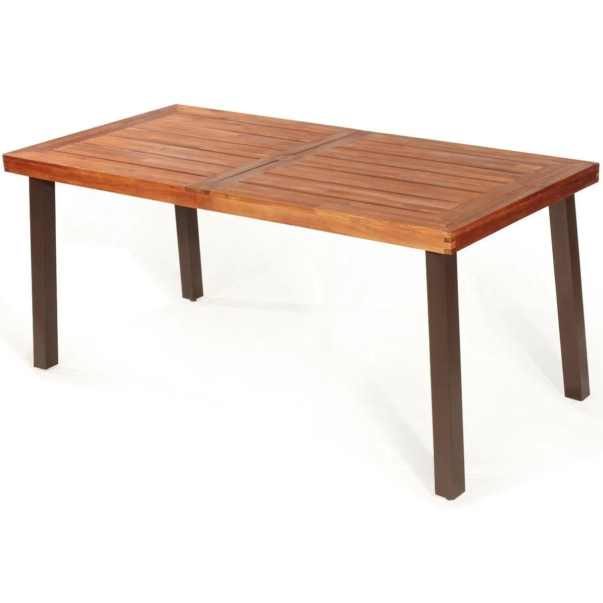 SlickBlue SlickBlue Rectangular Acacia Dining Table 67.5" x 32" x 30" Brown — product photo