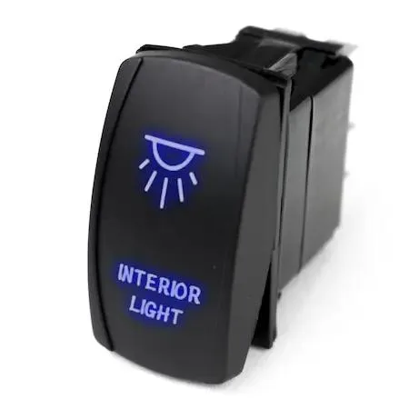 Marine Sport Lighting Marine Sport Lighting MSTLS06B LED Rocker Switch Blue LED — product photo