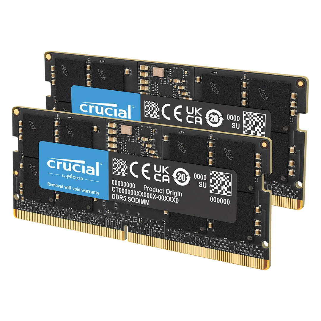Crucial Crucial CT2K64G56C46S5 128GB (2 x 64GB) DDR5 5600 laptop RAM — product photo
