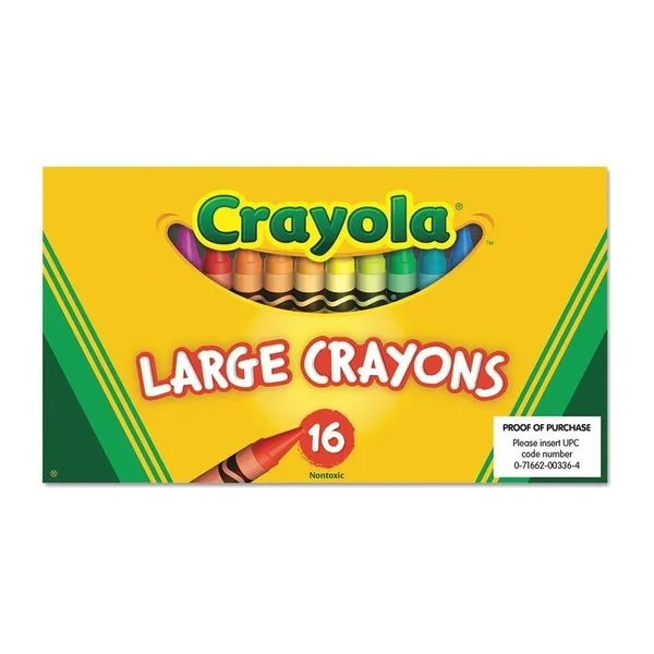 Crayola Crayola 520336 Large Crayons 16 colours illustration — product photo