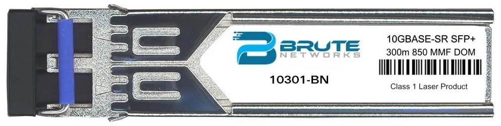 Brute Networks Brute Networks 10301 10GBASE-SR 300m 850nm SFP+ transceiver — product photo