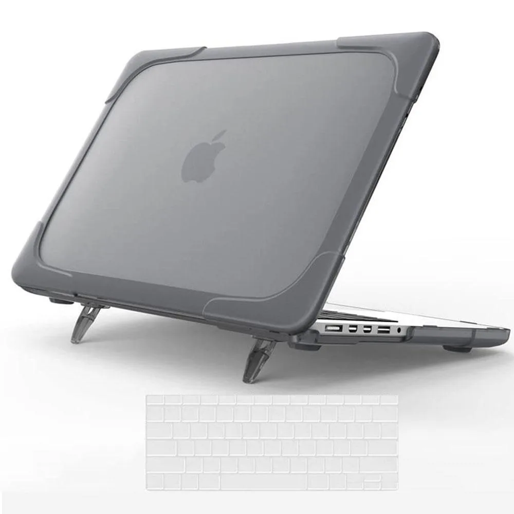 BONAEVER BONAEVER A1502 13.3" Hard Case with Stand &amp; Keyboard Cover Gray — product photo