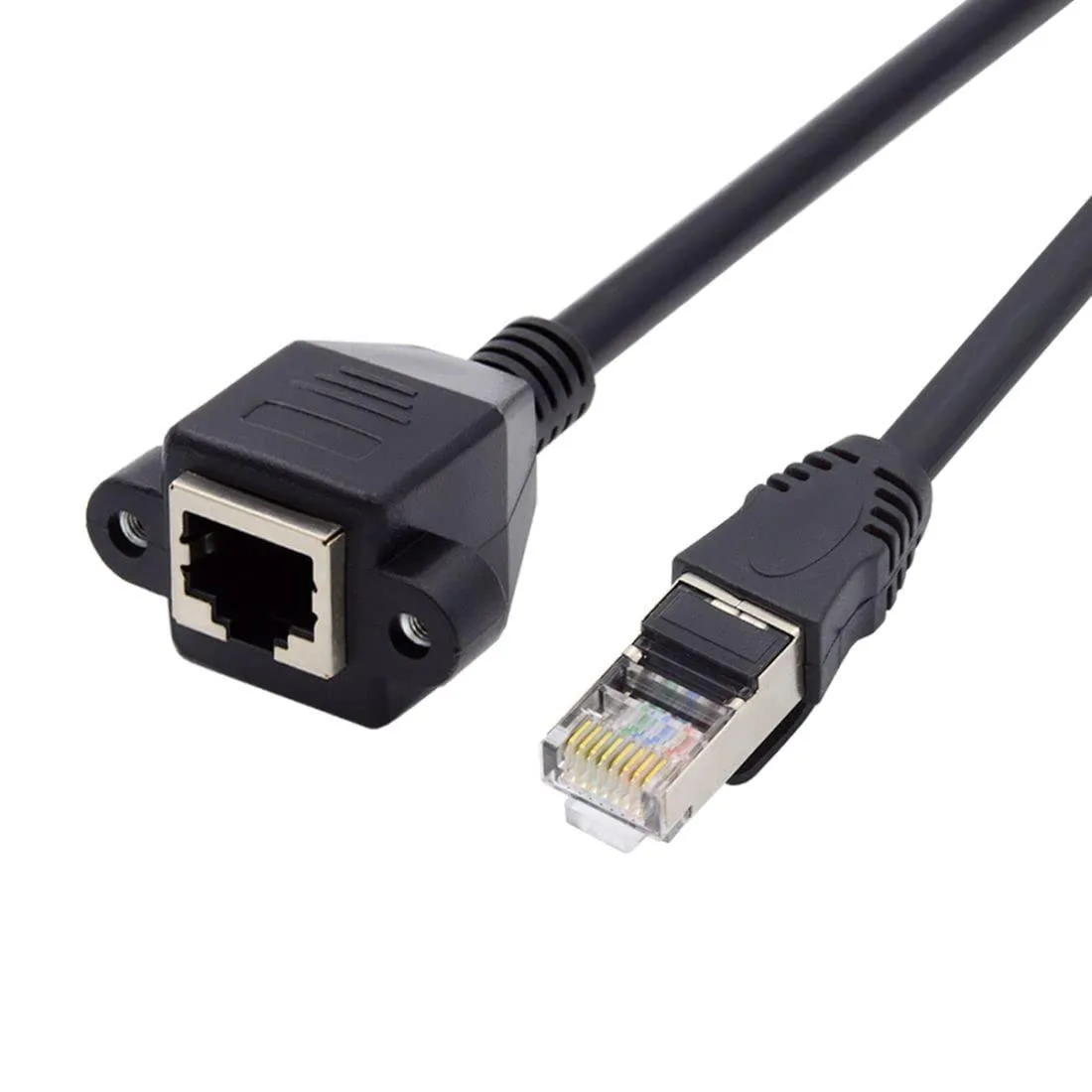 LORDWORLD LORDWORLD RJ45 Cat6 Extension Cable 30cm Panel Mount — product photo