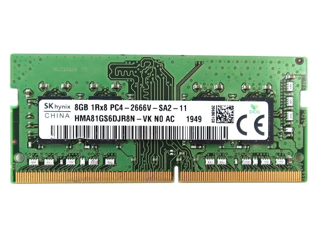 SK hynix SK hynix HMA81GS6DJR8N 8GB DDR4 SO-DIMM 2666MHz CL19 1.2V accessory — product photo