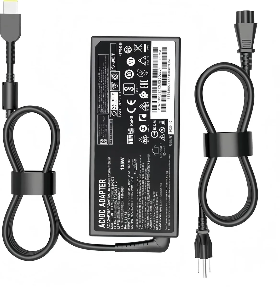 Kenuco Kenuco 135W AC Adapter Slim Tip 20V 6.75A — product photo
