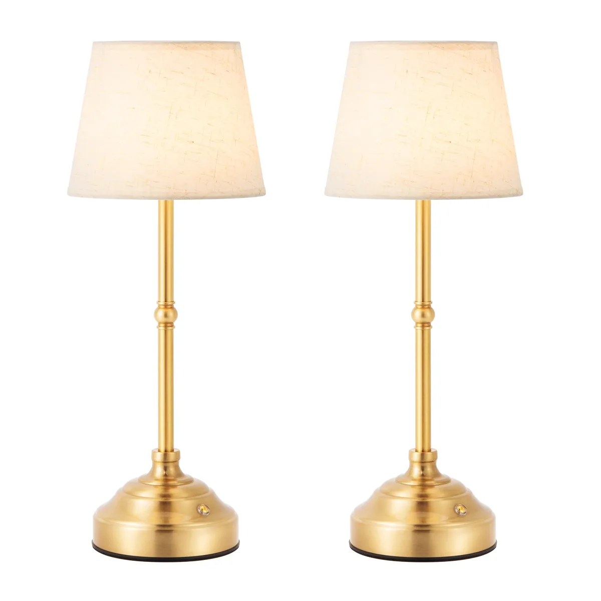  keysays KSS200001 table lamp 2 pack brushed 13.58 x 6.89 x 7.28 in — product photo