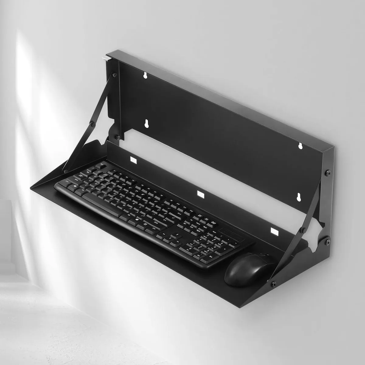 BFKK BFKK 24 Inch Foldable Keyboard Wall Mount Tray Black — product photo