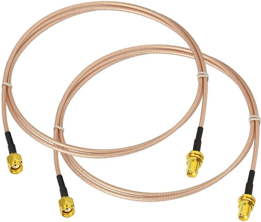 AUTECH AUTECH RP-SMA Male to Female RG316 1m 2-Pack — product photo