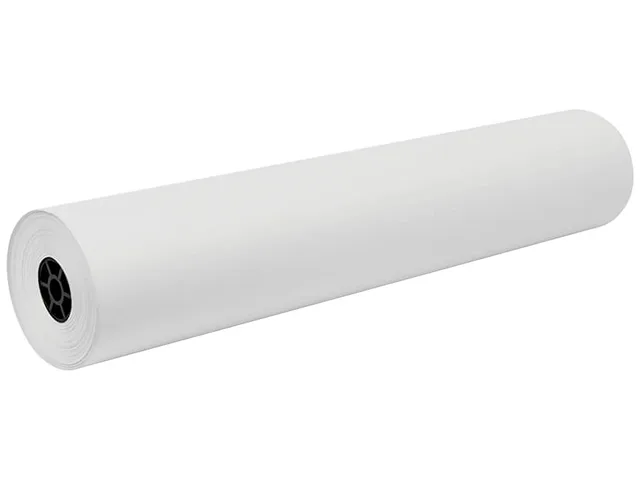 Pacon Pacon 101208 Decorol Flame Retardant Paper 36" x 1000 ft Frost White 40 lb — product photo