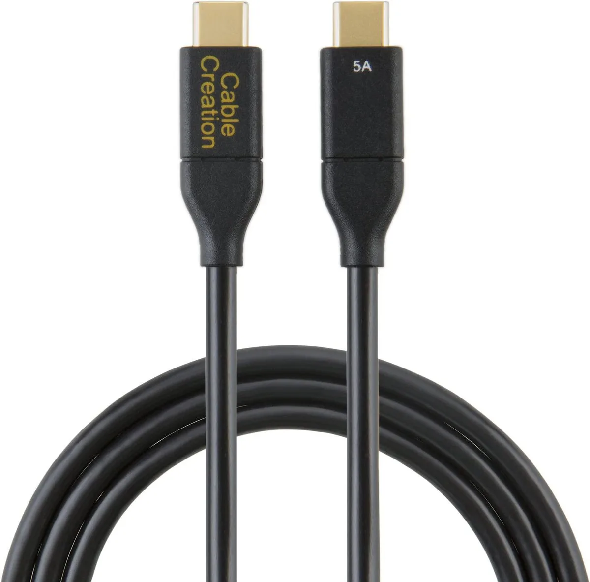 CableCreation CableCreation USB C to C Cable 100W 6ft Black — product photo