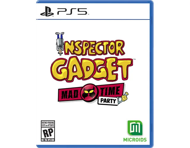 PS5 game case with Inspector Gadget cover art