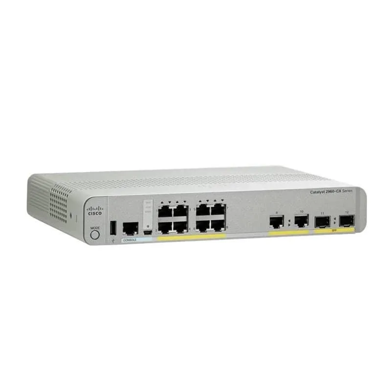 EVESKY EVESKY WS-C2960CX-8PC-L network switch 8×GbE PoE+ 124W 2×SFP uplink — product photo
