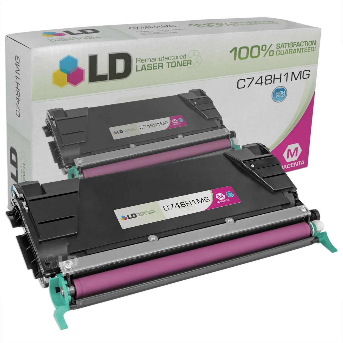 LD Products LD Products Toner Cartridge Replacement for Lexmark C748 C748H1MG High Yield Magenta — product photo
