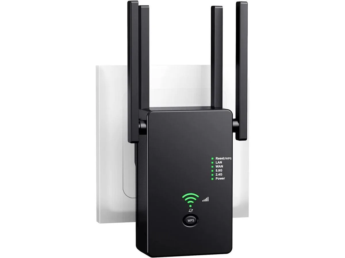 BONAEVER BONAEVER WiFi Extender 1200Mbps 2860 sq ft 25 Devices — product photo