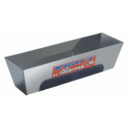 KRAFT TOOL KRAFT TOOL DW724 14in Stainless Steel Mud Pan — product photo