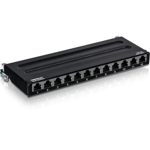 TRENDnet TRENDnet TC-P12C6AS (V1.0R) 12-port Cat6A shielded patch panel — product photo