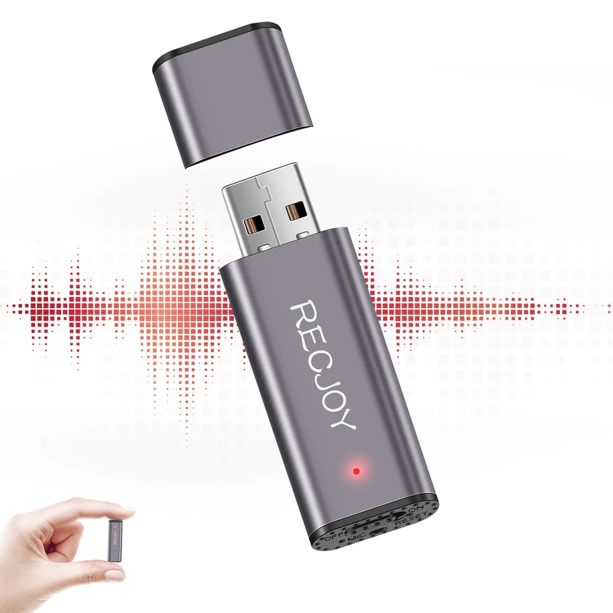 MayBest UL101 64GB Voice Recorder Guncolor — product photo
