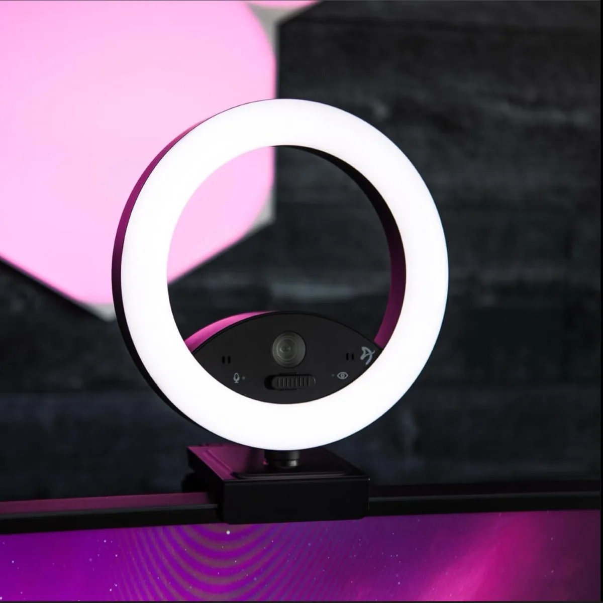 Arozzi Arozzi Occhio RL Webcam with Ring Light, 1080p, 75° — product photo