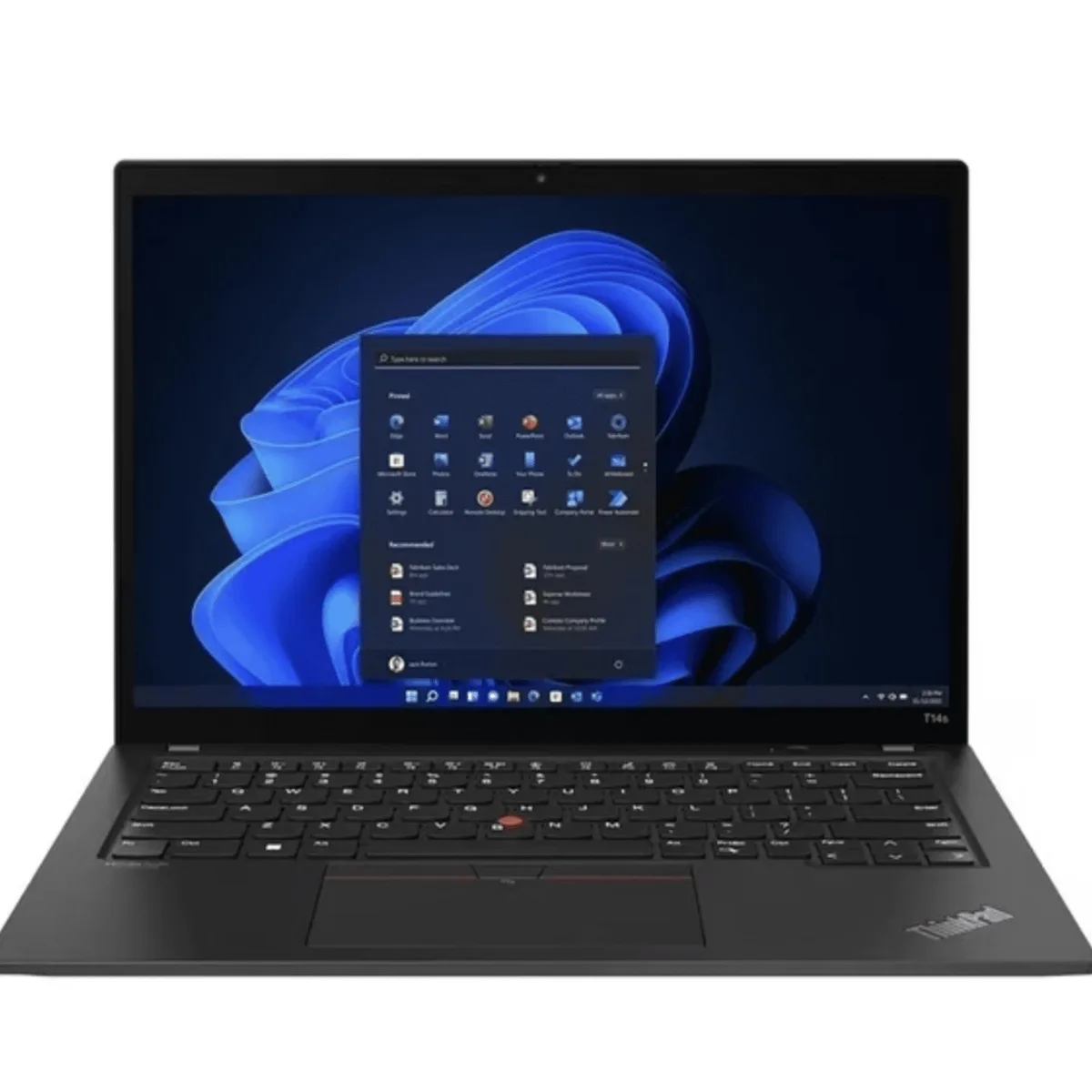 Lenovo Lenovo ThinkPad T14s Gen 3 laptop, i5-1245U, 16GB, 256GB, 14" WUXGA — product photo