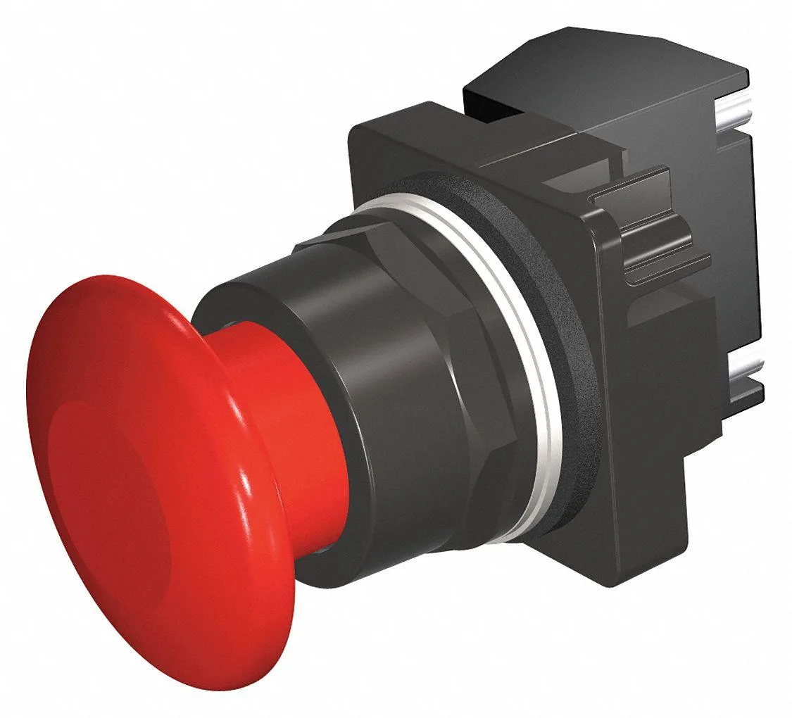 SIEMENS SIEMENS 52BM9W2A 30 mm 1NO/1NC Red Push Button Operator — product photo
