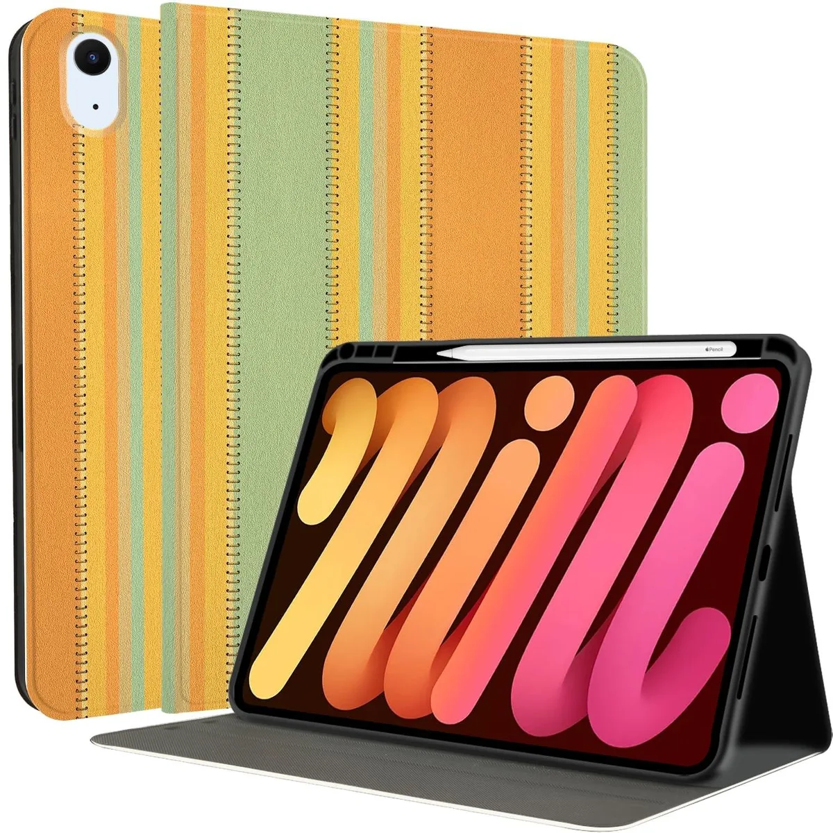 GSM Outdoors GSM Outdoors 2 in 1 Accessory Fall Green Orange Stripes 11 2024 — product photo