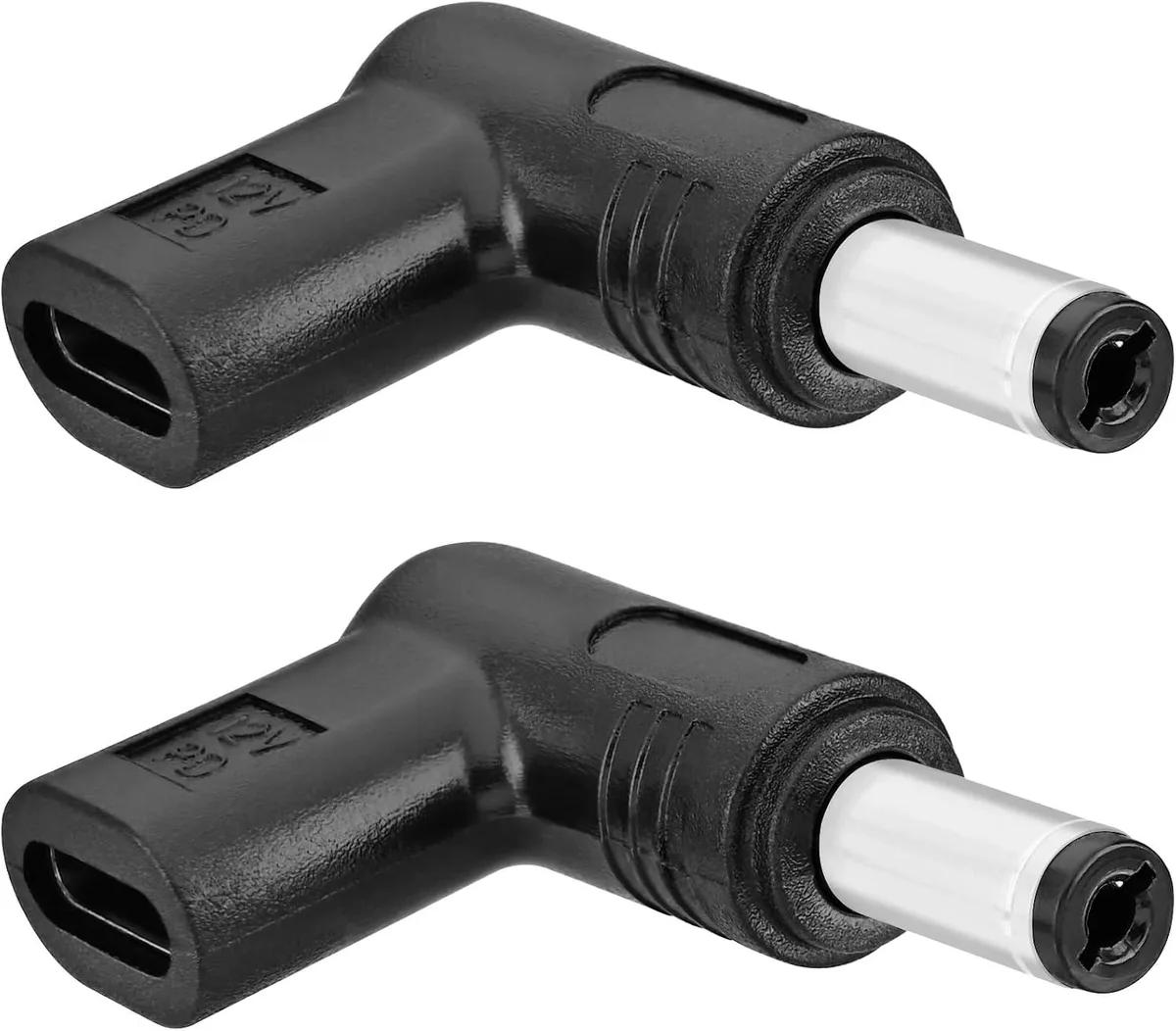 Brainwavz Brainwavz 2PCS USB Type C to 12V DC 5.5x2.1mm 90 Degree Adapter — product photo