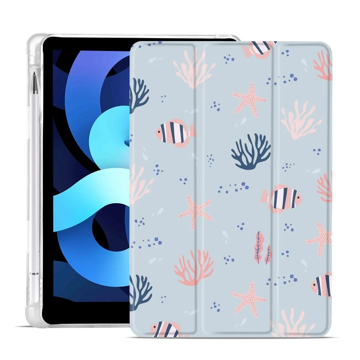 BESIGN BESIGN 2 in 1 accessory iPad 10.9 2022 Fishes Corals — product photo