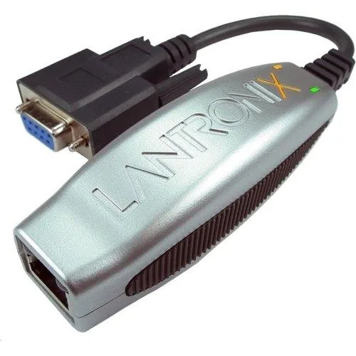 Lantronix Lantronix XDT10P0IA-01-S xDirect-IAP PoE Device Server 1-Port RS232/422/485 10/100 256KB 1MB Flash — product photo