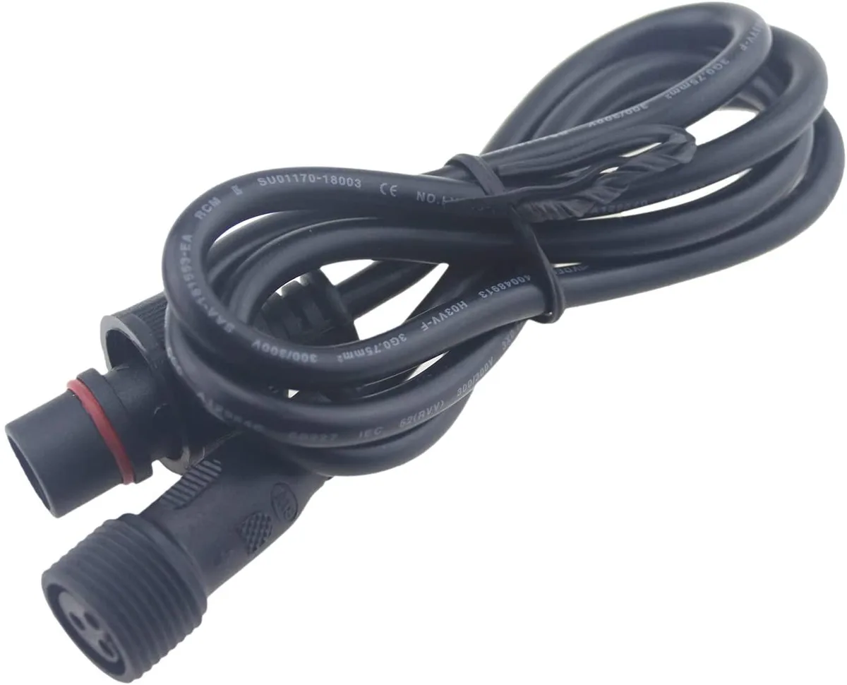 OmaiLighting OmaiLighting 3 Pin Extension Cable 9.84ft 0.75mm² Male Female Waterproof IP67 — product photo