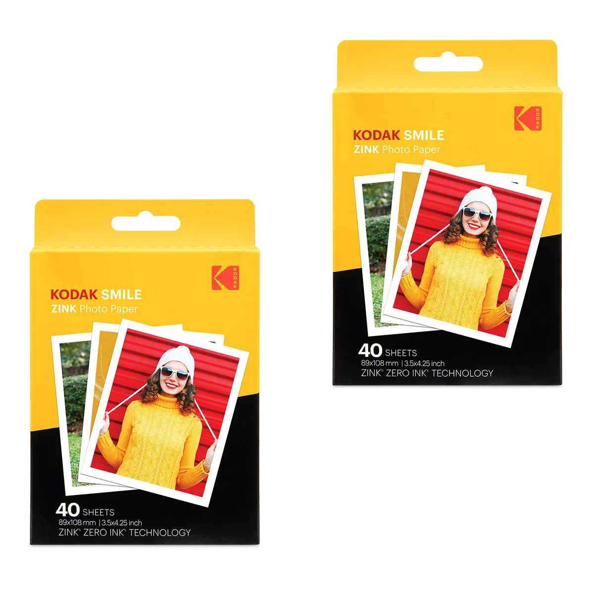 Zink Zink Kodak 3.5x4.25 inch Premium Instant Print Photo Paper 80 Sheets — product photo