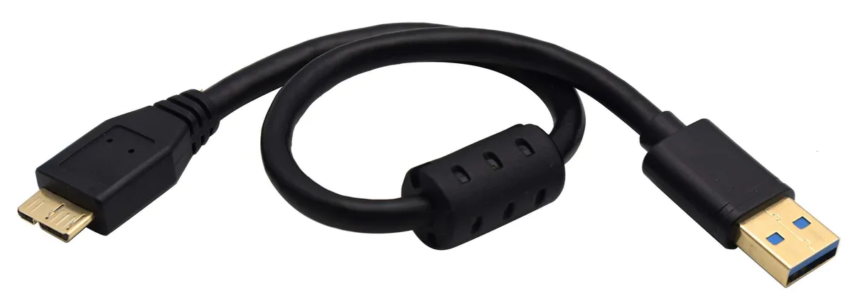 Vszerda Vszerda USB 3.0 A Male to Micro B Male Extender Cable 0.3M — product photo