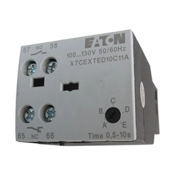 Eaton Eaton XTCEXTEEC11A Timer Module On Delay 100-130VAC .5-10s — product photo