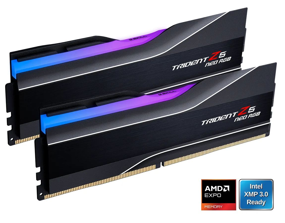 G.SKILL G.SKILL F5-6000J3444F64GX2-TZ5NR 128GB DDR5 6000 CL34 desktop RAM — product photo
