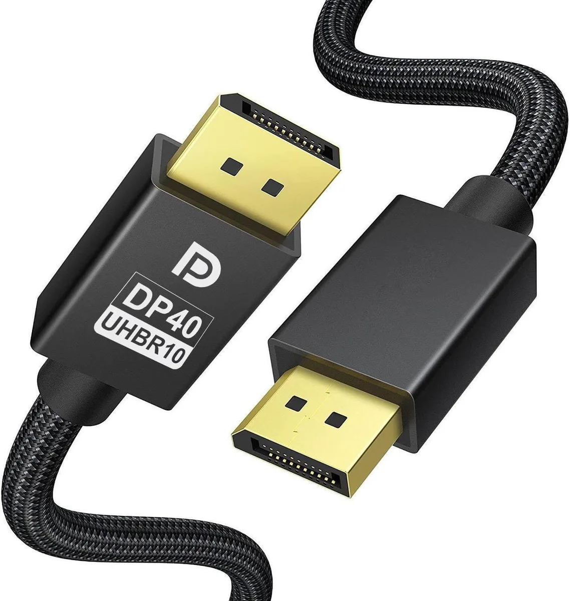 SMUGDESK SMUGDESK DisplayPort 2.1 cable 6.6FT 40Gbps 8K@60Hz 4K@144Hz 2K@240Hz HDR10 — product photo